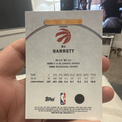 RJ Barrett Base Set Topps Finest Toronto Raptors 33 2024-25 Basketball1