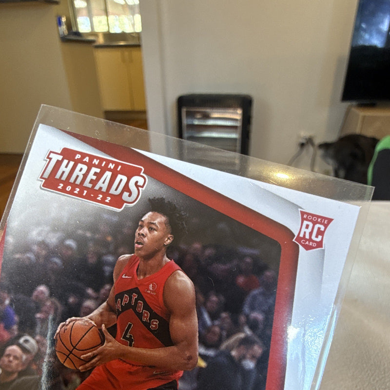 Panini Threads 2021 22 Scottie Barnes Rookie RC #82 Toronto Raptors2