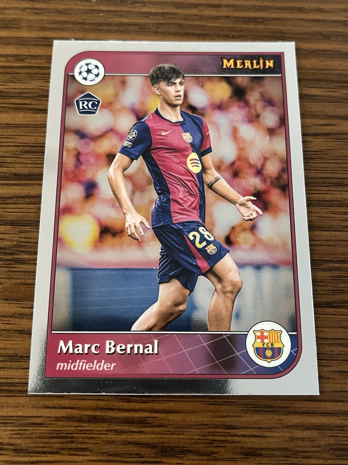 Marc Bernal Rookie RC Topps Merlin Collections UEFA Champions League #281