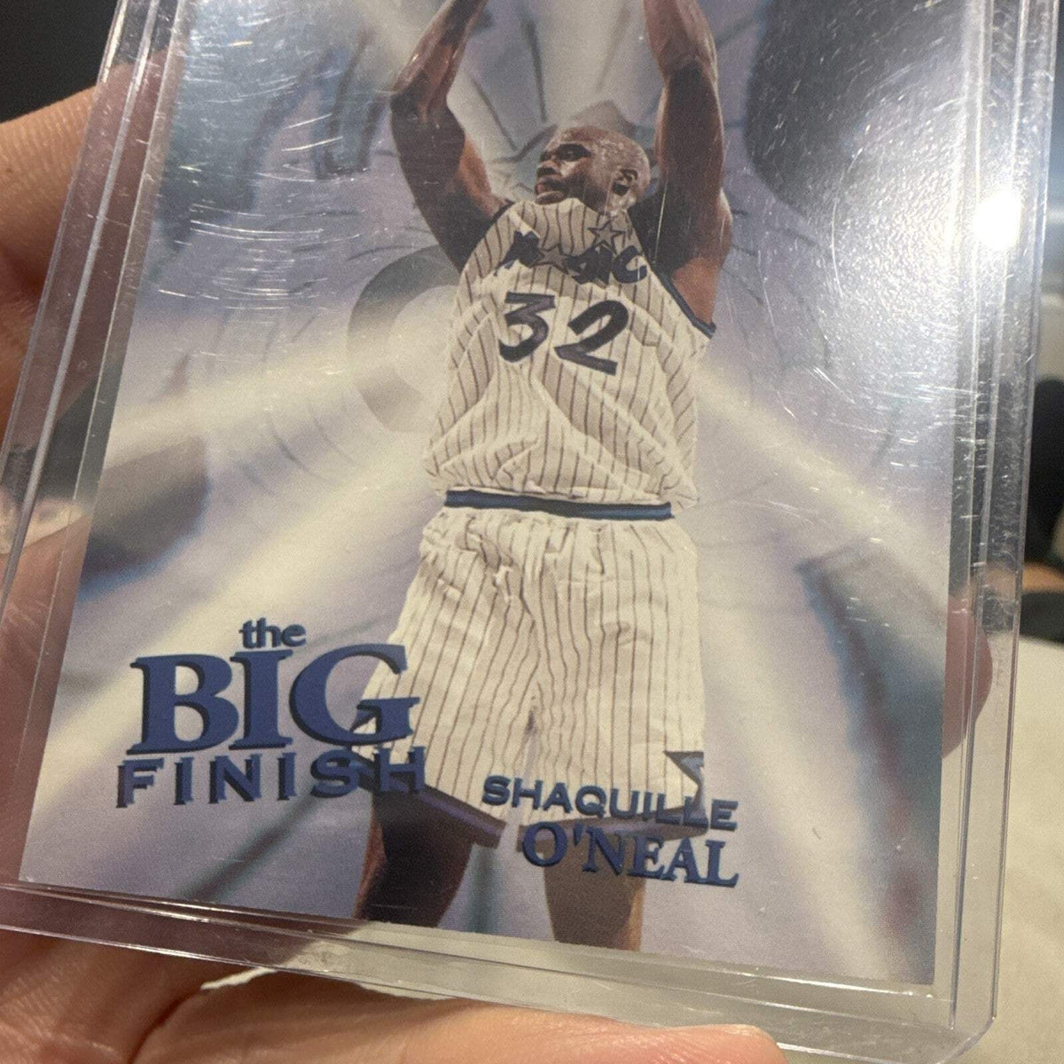 SkyBox Shaquille O'Neal The Big Finish Insert NBA Hoops #183 Magic3