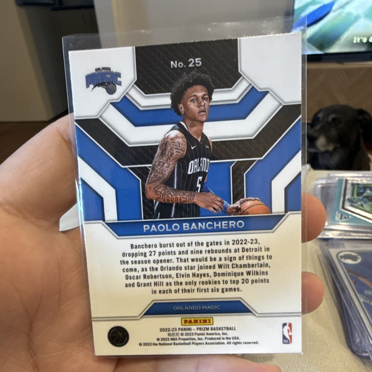 Paolo Banchero Emergent 2022 23 Panini Prizm #25 Orlando Magic1