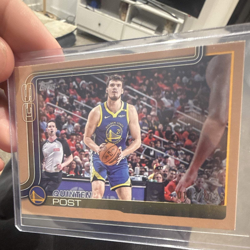 Topps Flagship Quinten Post Gold Parallel #139 Warriors 053/2025 2024 250