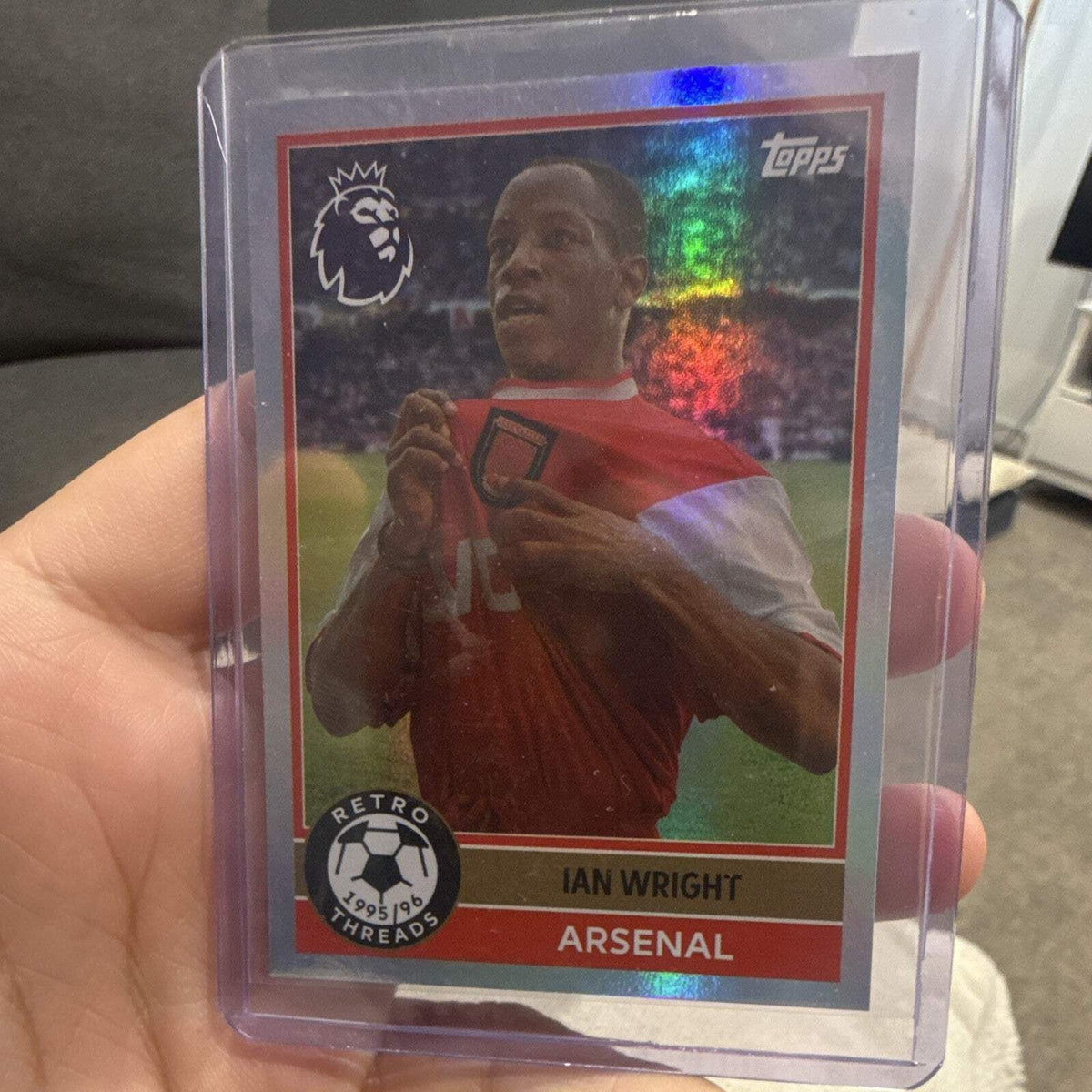 Topps Ian Wright Retro Threads 1995/96 Topps Premier League 2025/26 3810