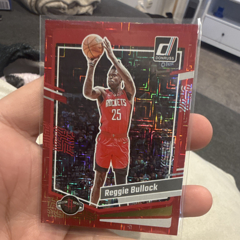 Reggie Bullock Parallel/Variety 2023 24 Panini Donruss 176 Rockets 90/990