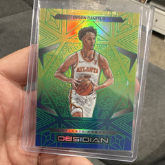 Panini Obsidian 2024-25 Dyson Daniels Green Parallel Atlanta Hawks #1060