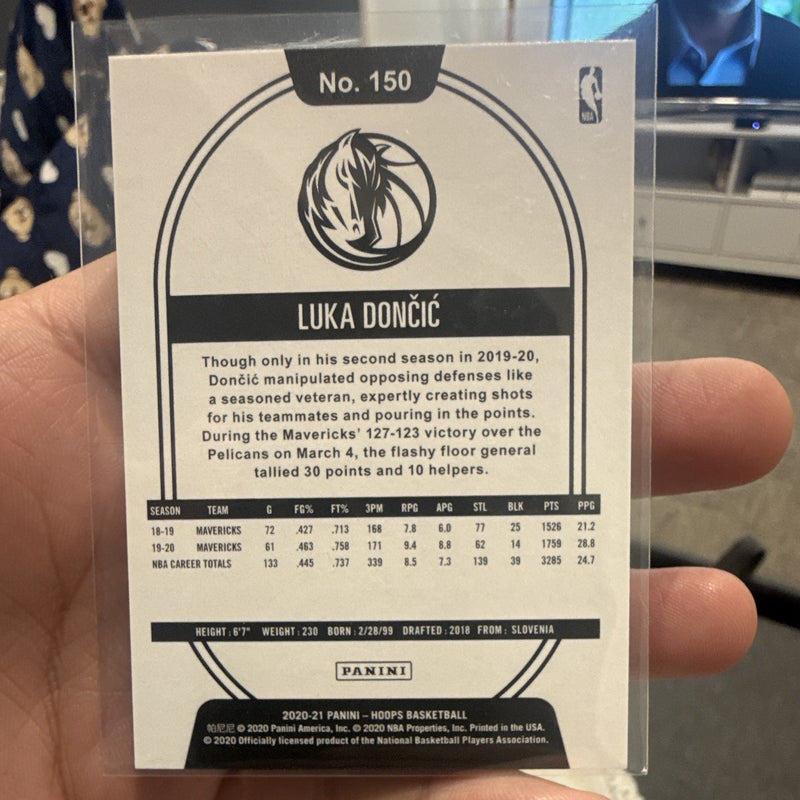 Panini 2020 21 NBA Hoops Base Set Luka Dončić Dallas Mavericks 1501