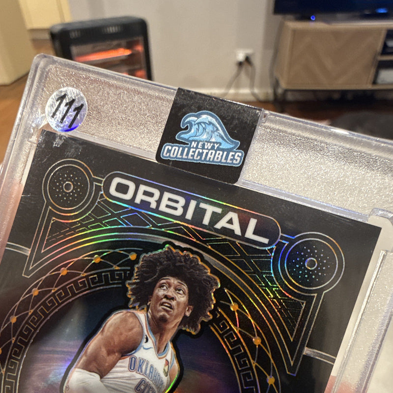 Panini 2022 23 Obsidian Basketball Orbital #18 Jalen Williams Rookie Insert3