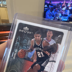 Upper Deck MVP 1999 00 Tim Duncan Base Set #143 San Antonio Spurs NBA Card4
