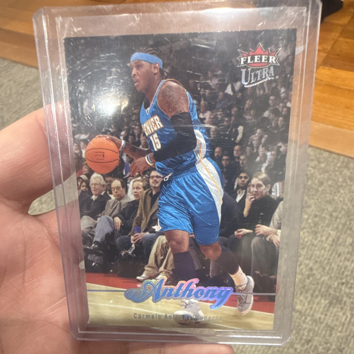Fleer Ultra Carmelo Anthony Base Set #41 Denver Nuggets 2007 08 NBA Card0
