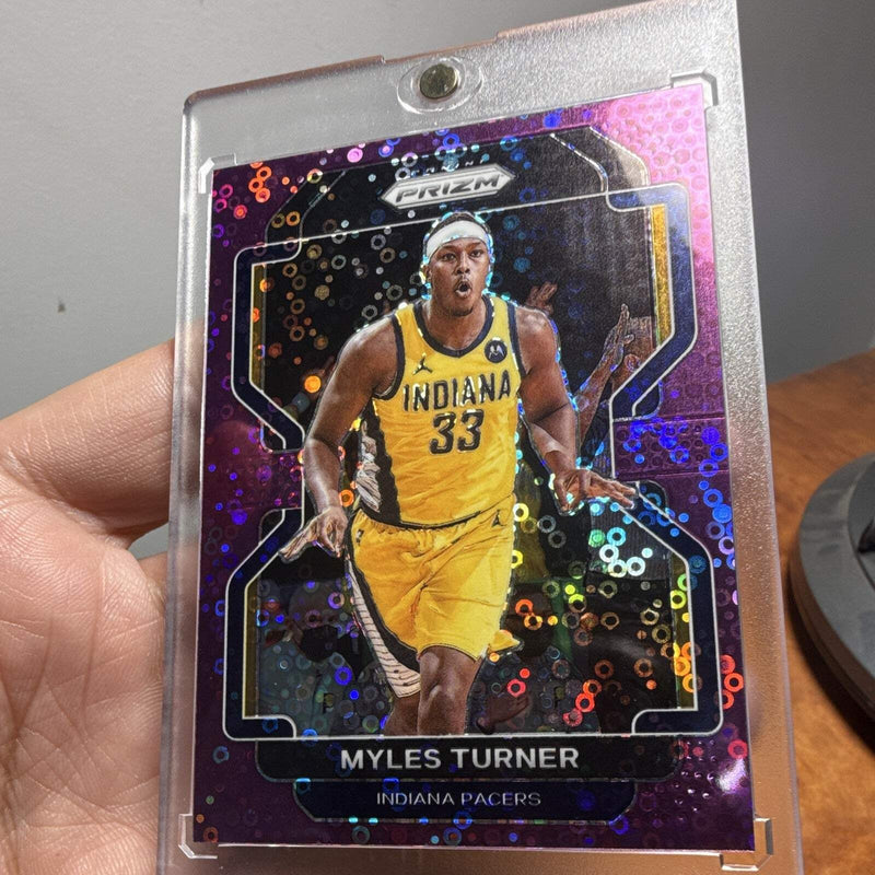 Panini 2021 22 Prizm Myles Turner Indiana Pacers #175 Serial Numbered 71/750