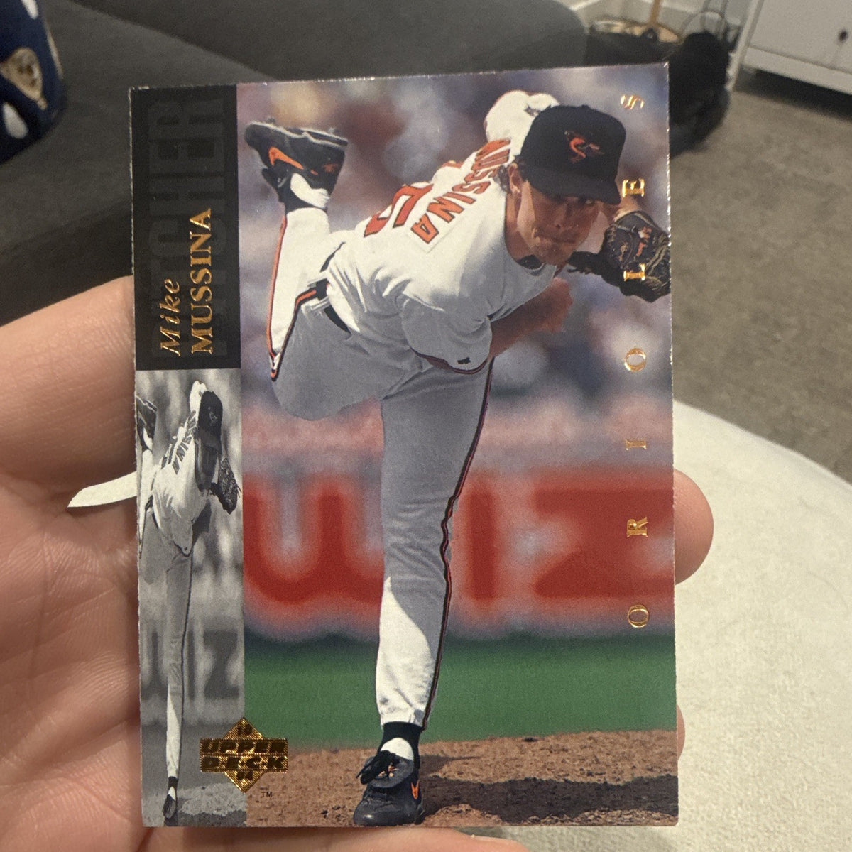 Upper Deck 1994 Mike Mussina Rookie #102 Baltimore Orioles MLB Baseball Card0