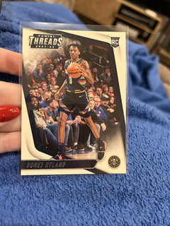 Panini 2021 22 Chronicles Threads Bones Hyland RC Rookie 78 Denver Nuggets0