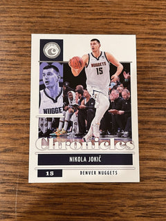 Nikola Jokić Base Set 2021 22 Panini Chronicles Basketball No. 200