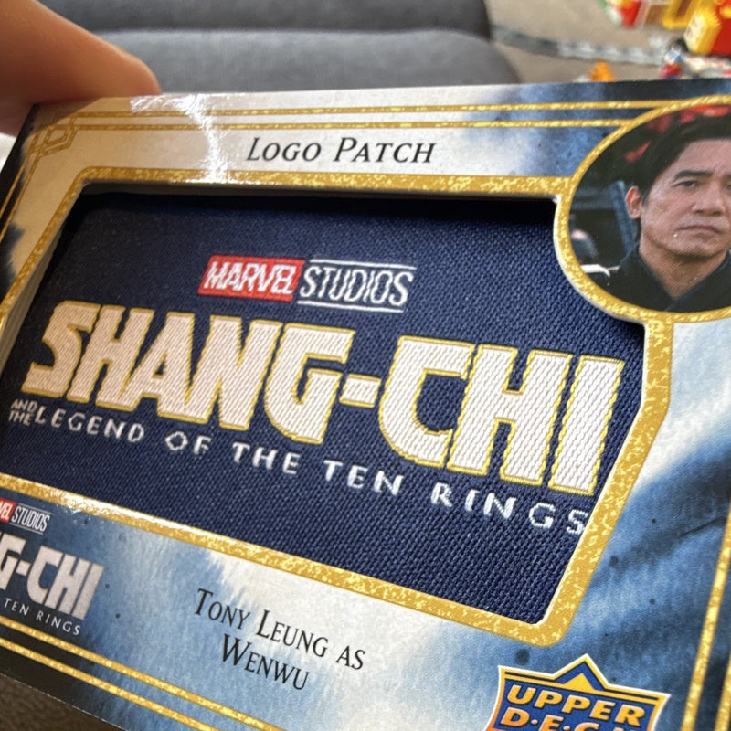 Upper Deck Shang-Chi Legend Ten Rings Logo Patch Insert SCP-1 Wenwu Tony Leung3