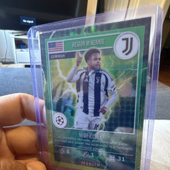Weston McKennie Insert MG 50 Topps Merlin UEFA Champions League 2024/25 Juventus1
