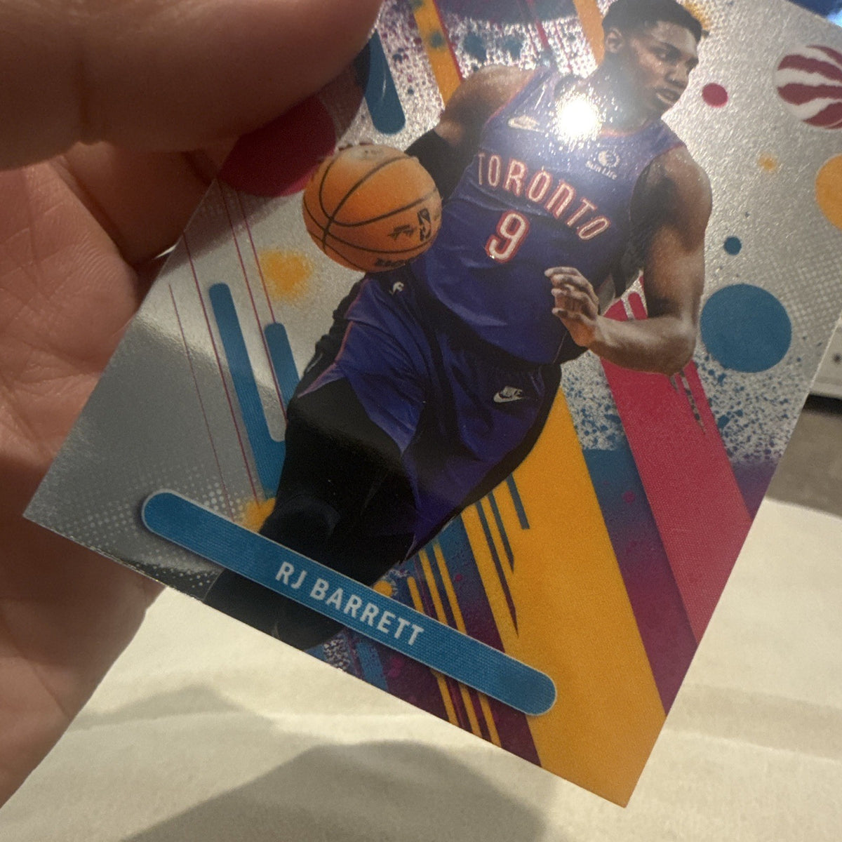 RJ Barrett Base Set Topps Finest Toronto Raptors 33 2024-25 Basketball3