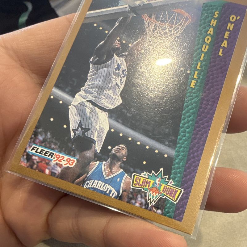 Fleer 1992 93 Slam Dunk New Generation Jammer Shaquille O'Neal #298 Magic3