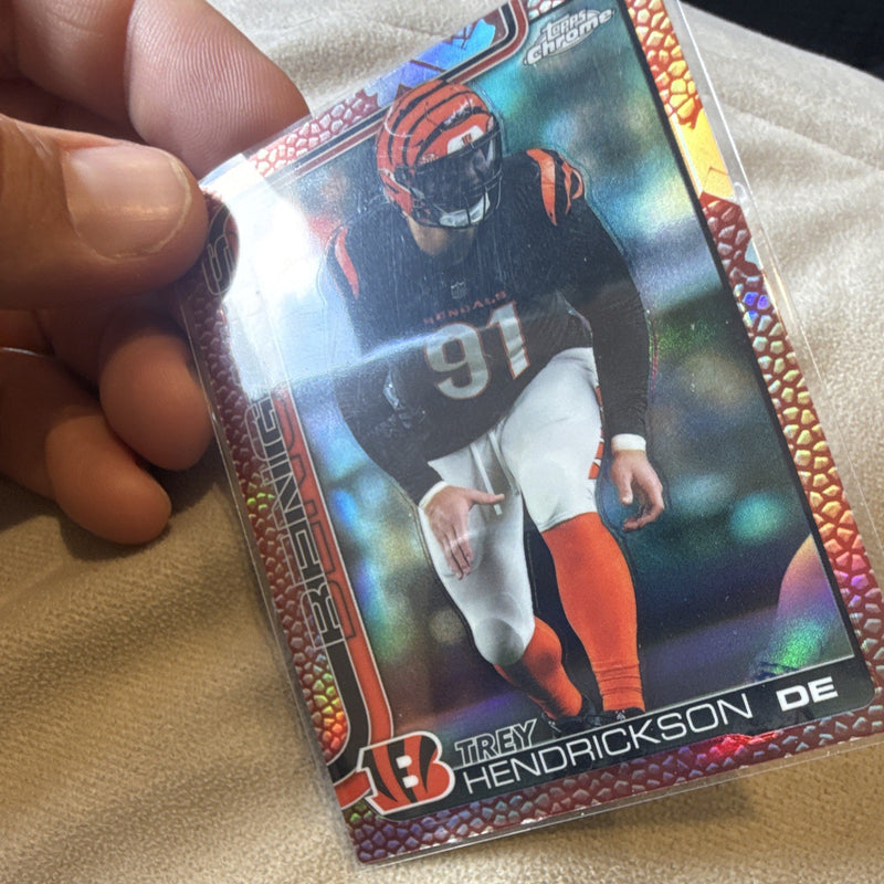 Trey Hendrickson Refractor Topps Chrome NFL Cincinnati Bengals 652