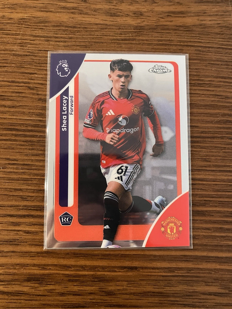 Shea Lacey Rookie Topps Chrome Premier League Manchester United 1380