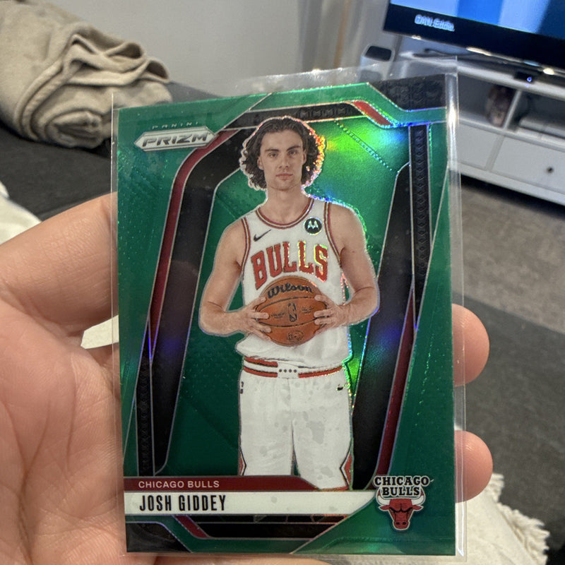 Panini Prizm 2024 25 Josh Giddey Green Parallel Chicago Bulls #1120