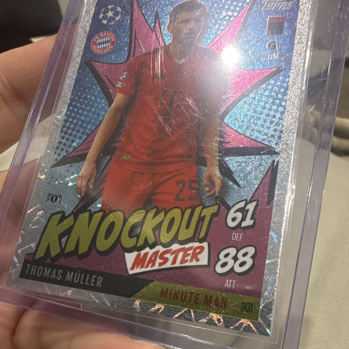 Topps Match Attax UEFA Champions League Thomas Müller Knockout Master 3013