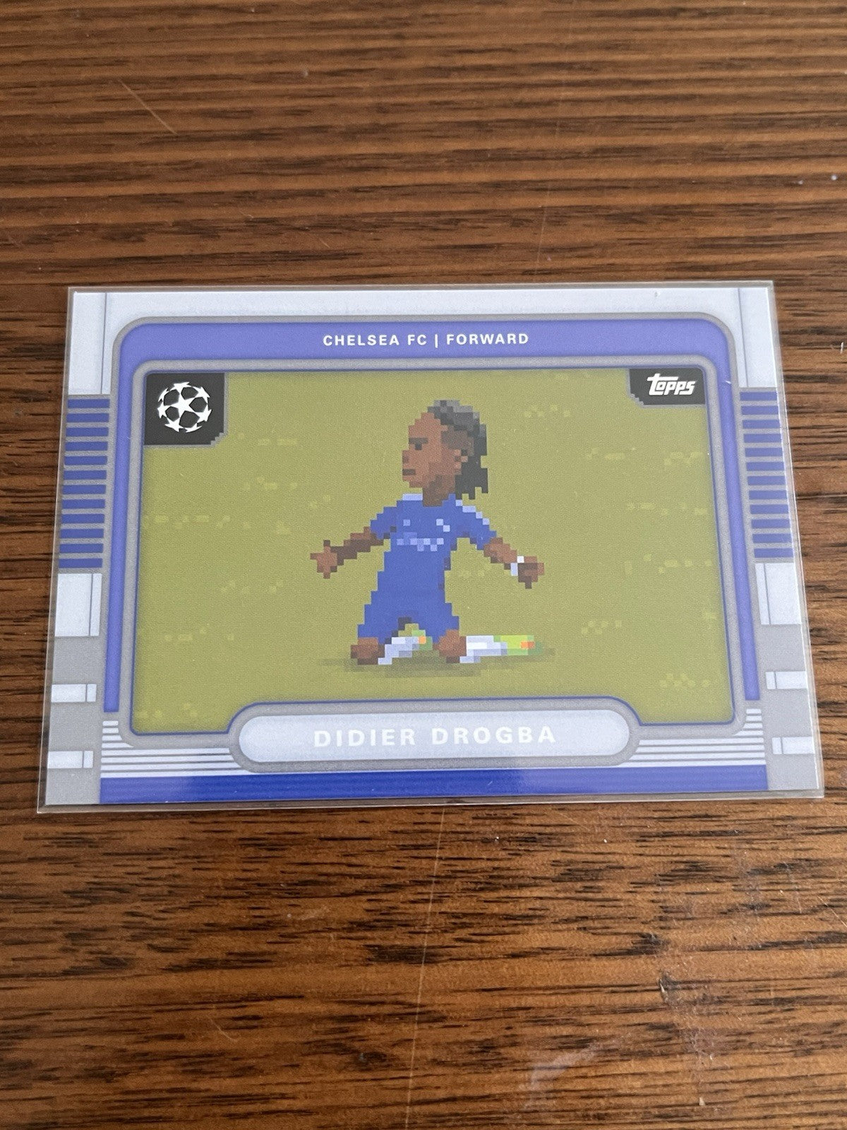 Didier Drogba Insert Topps UEFA Champions League Chelsea FC 8B 111