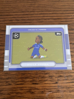 Didier Drogba Insert Topps UEFA Champions League Chelsea FC 8B 111