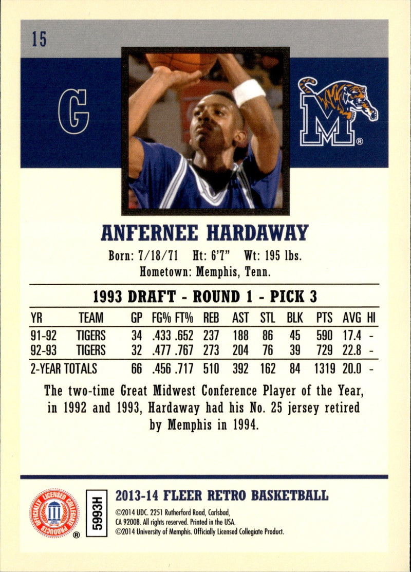 Anfernee Hardaway Base Fleer Retro 15 NM1