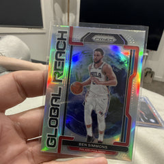 Panini Prizm 2021-22 Global Reach No. 5 Ben Simmons Philadelphia 76ers2