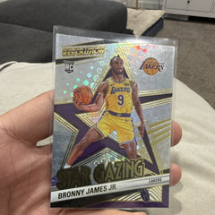 Panini 2024 25 Revolution Star Gazing No. 14 Bronny James Jr. RC Insert Lakers0
