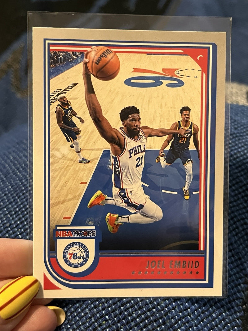 Panini 2022 23 Hoops Basketball Base Set Joel Embiid #30 Philadelphia 76ers1