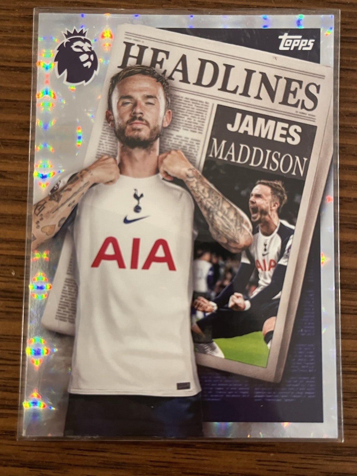 James Maddison Headlines Insert Topps Premier League #450 2025/261