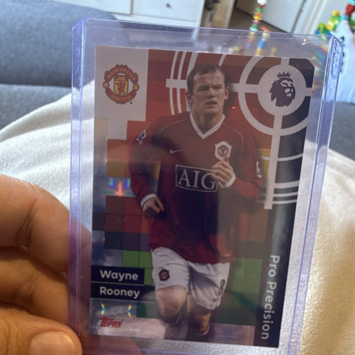 Wayne Rooney Parallel Insert Topps Premier League Pro Precision Man Utd 4131