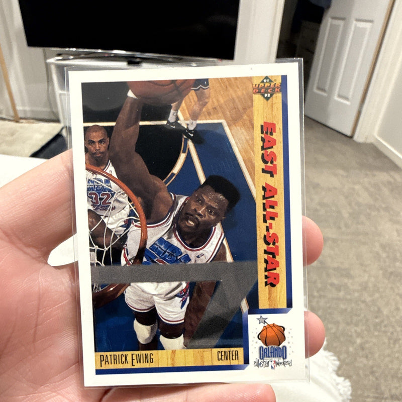 Upper Deck 1992 93 Patrick Ewing East All Star Insert New York Knicks 4550
