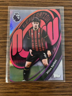 Milos Kerkez Generation Now #52 Topps Premier League 2025/26 AFC Bournemouth0