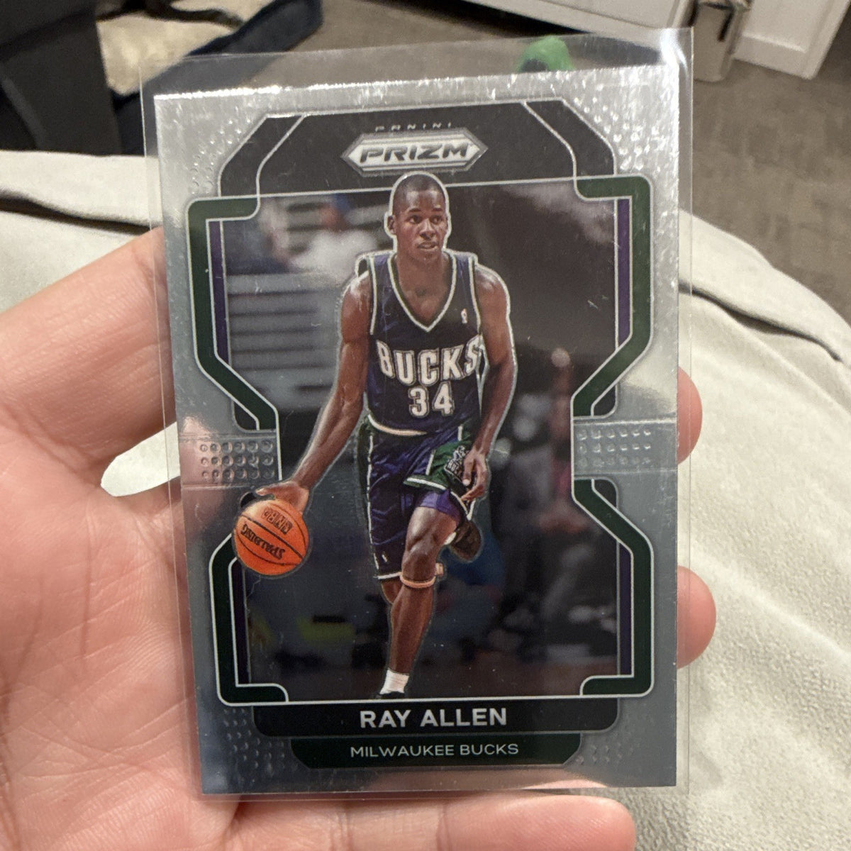 Panini Prizm 2021 22 Basketball Ray Allen Base Set Milwaukee Bucks #2510