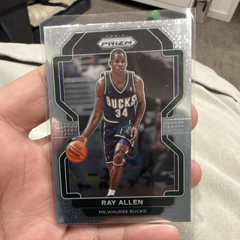 Panini Prizm 2021 22 Basketball Ray Allen Base Set Milwaukee Bucks #2510