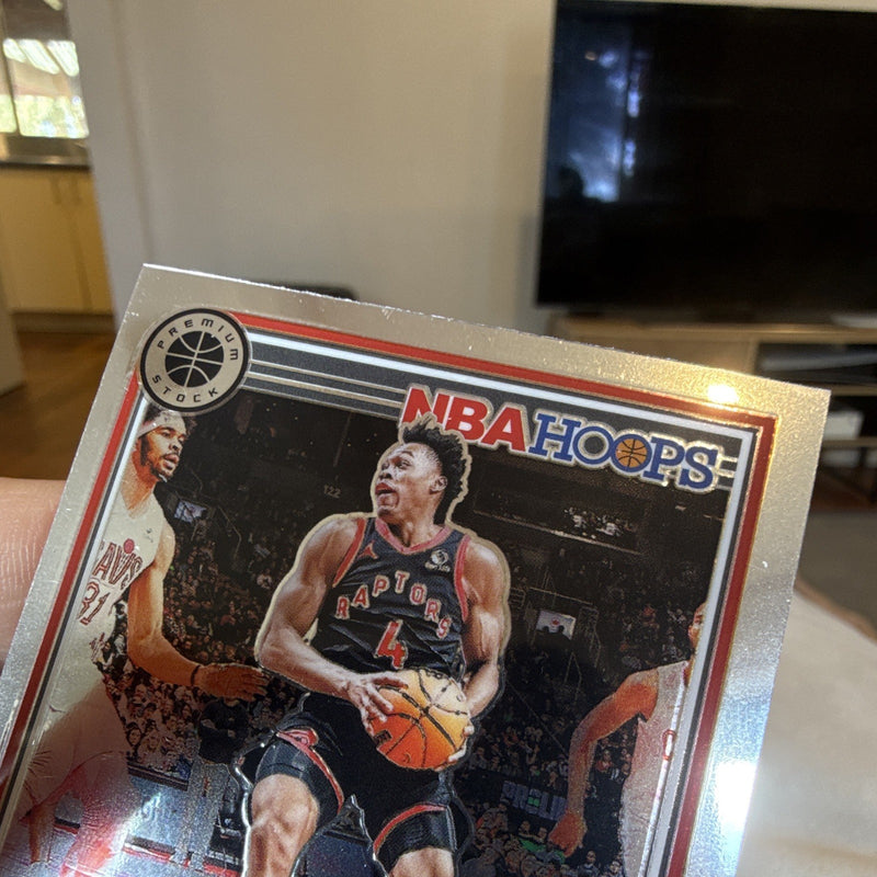 Panini 2023 24 NBA Hoops Premium Stock Scottie Barnes #257 Raptors2