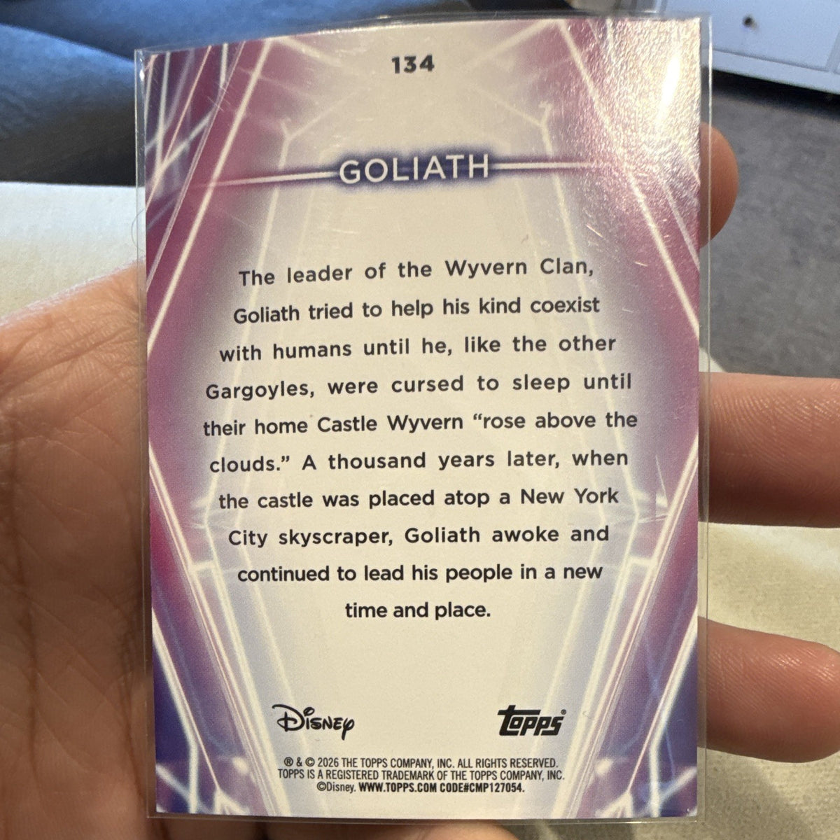 Topps Disney Collectible Trading Cards 2026 Goliath Base Non Sport #1341