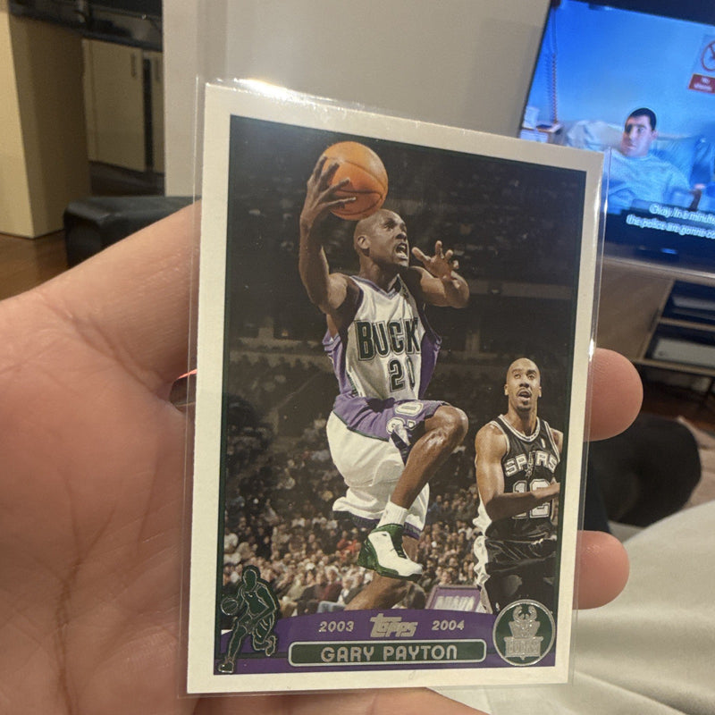 Topps 2003 04 Base Set Gary Payton Milwaukee Bucks #20 Basketball Card0