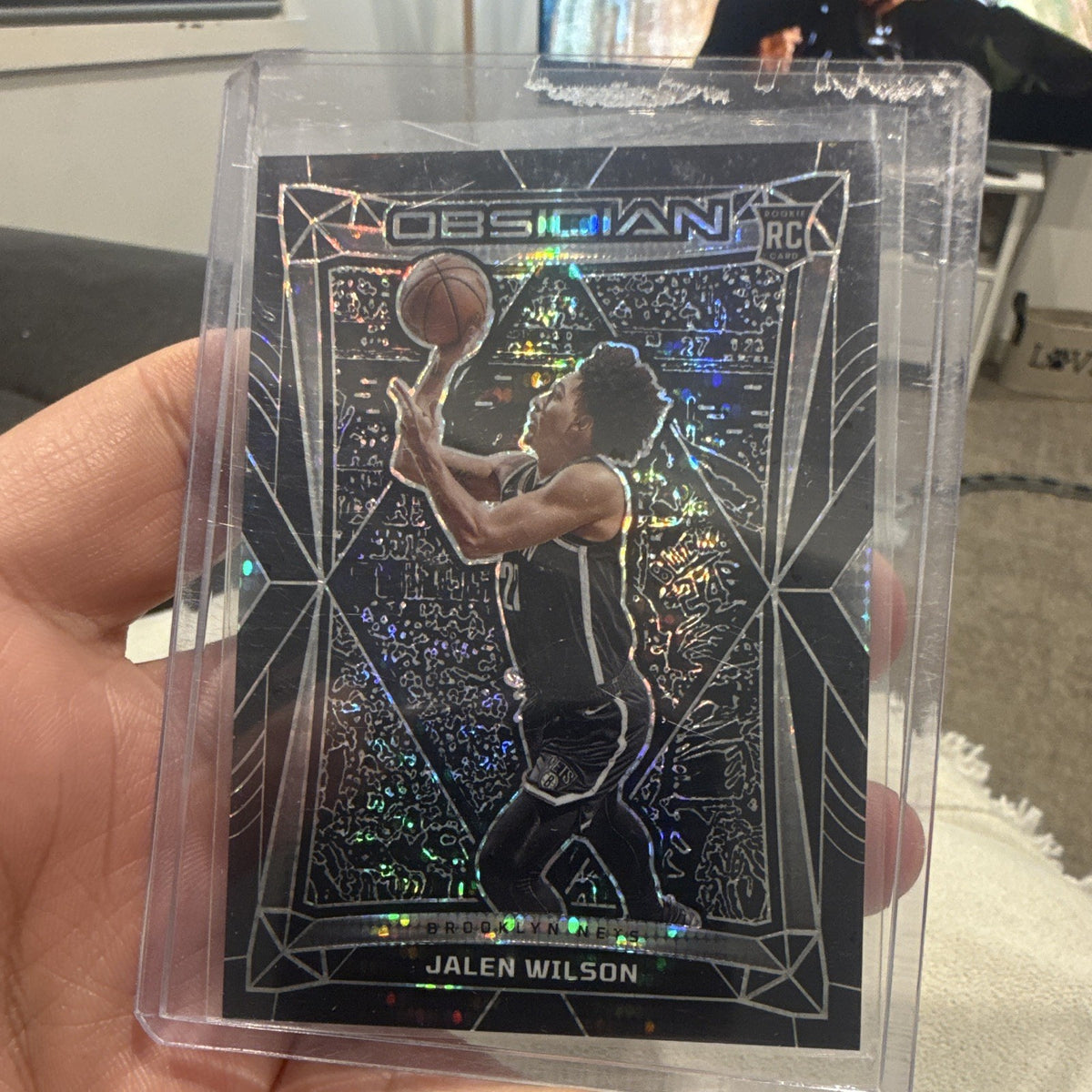 Panini Obsidian 2023 24 Jalen Wilson Rookie RC #197 Brooklyn Nets0