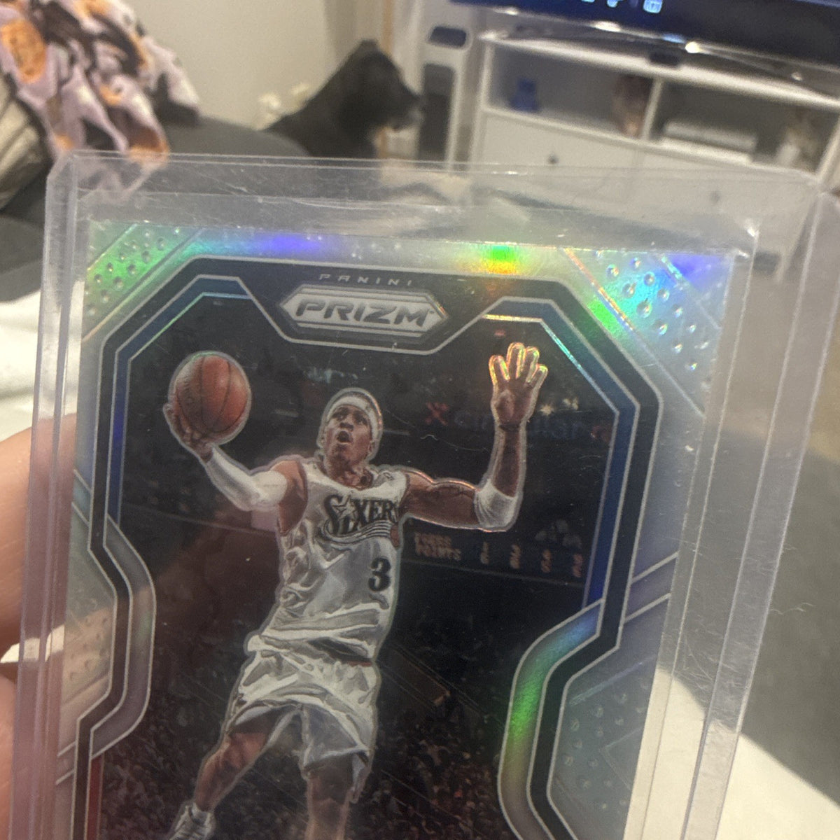 Panini Prizm 2020 21 Allen Iverson Philadelphia 76ers Hologram #192