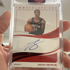 Panini Immaculate Ink Jabari Smith Jr. Auto 21/25 Rockets II JSJ 2023 240