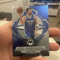 Panini 2022 23 Mosaic Epic Performers Luka Dončić No.7 Dallas Mavericks0