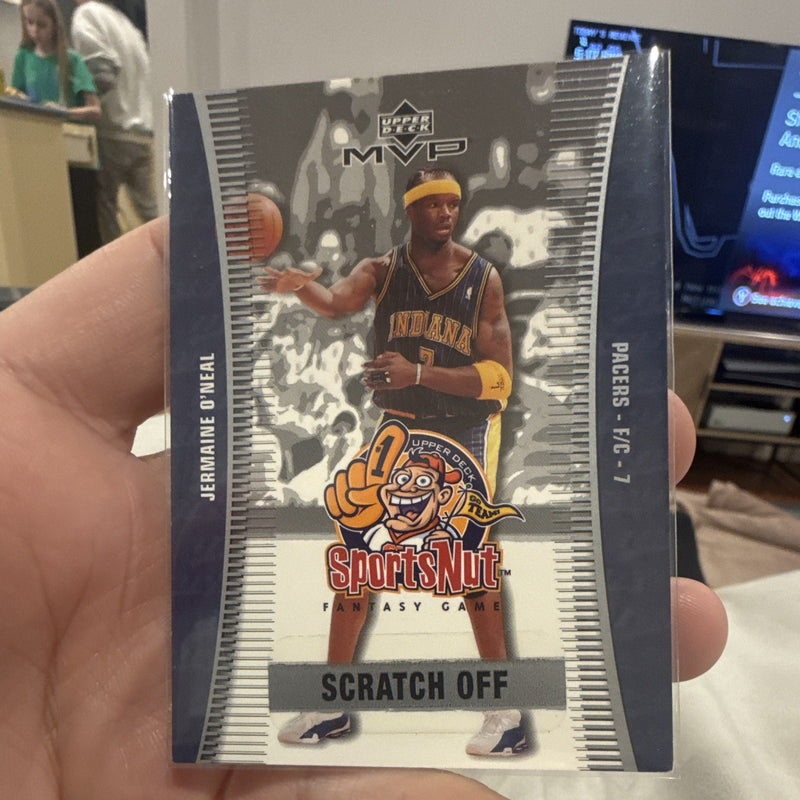 Upper Deck MVP 2003 04 Jermaine O'Neal SportsNut Fantasy Game SN29 Pacers0