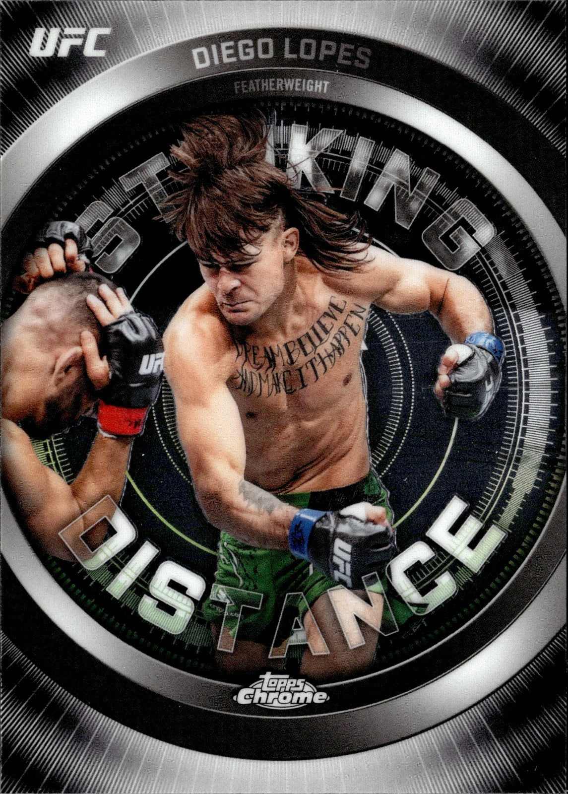 Diego Lopes Striking Distance SD 26 Topps Chrome UFC   Striking Distance NM0