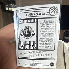 Panini 2022 23 NBA Hoops Base Alperen Sengün Houston Rockets #1311