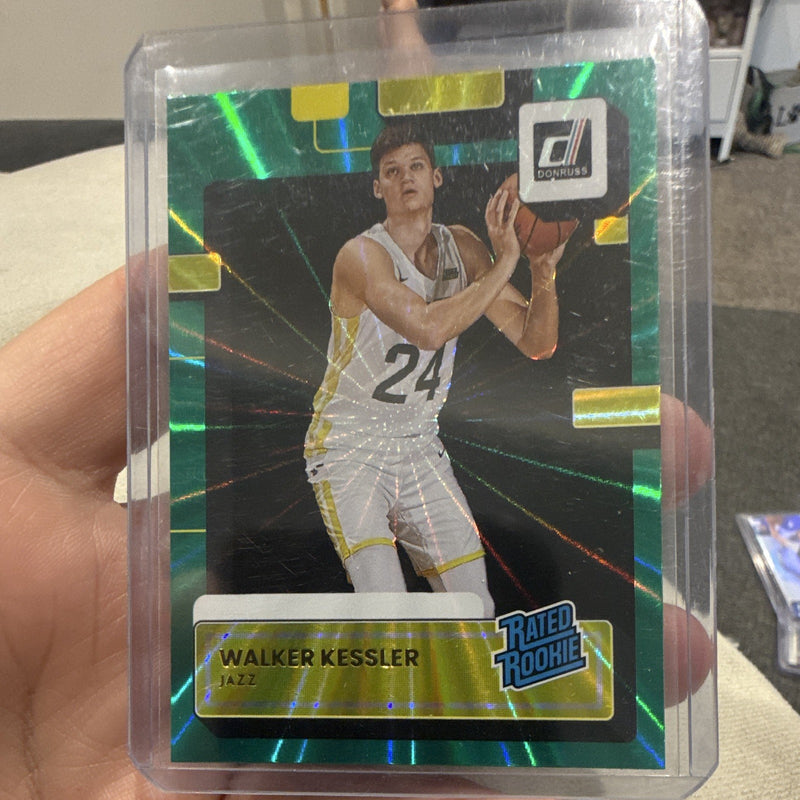 Panini Donruss 2022 23 Walker Kessler Rated Rookie Green Laser #222 Jazz0