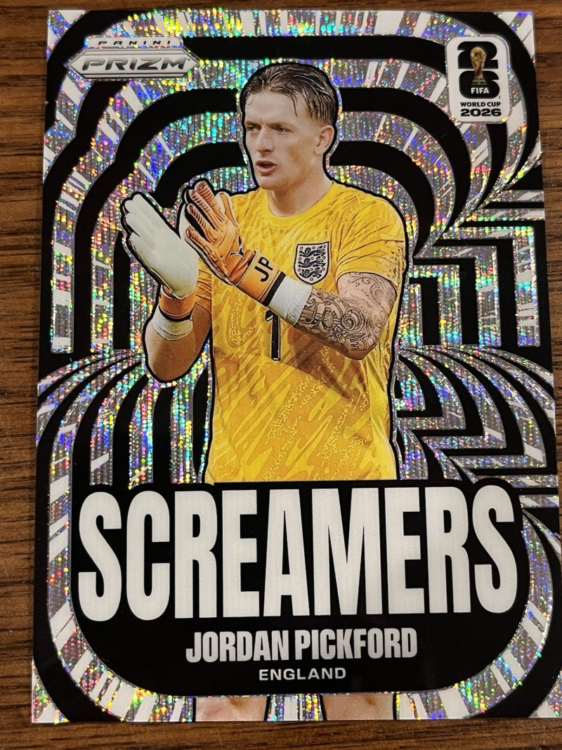 Panini Prizm FIFA World Cup 2026 Screamers No. 2 Jordan Pickford England1