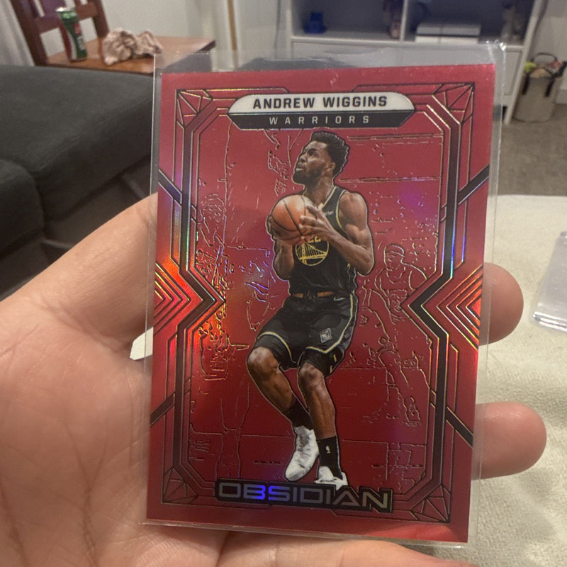 Panini Obsidian Andrew Wiggins Golden State Warriors 2021 22 #50 Parallel0